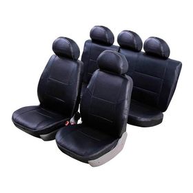 

Чехлы модельные Senator Atlant экокожа Lada 2190,Granta, 2011- Седан, чёрный