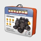 Чехлы Универсальные Senator Жаккард Colorado, размер M, сверхпрочный жаккард, серый - Фото 6