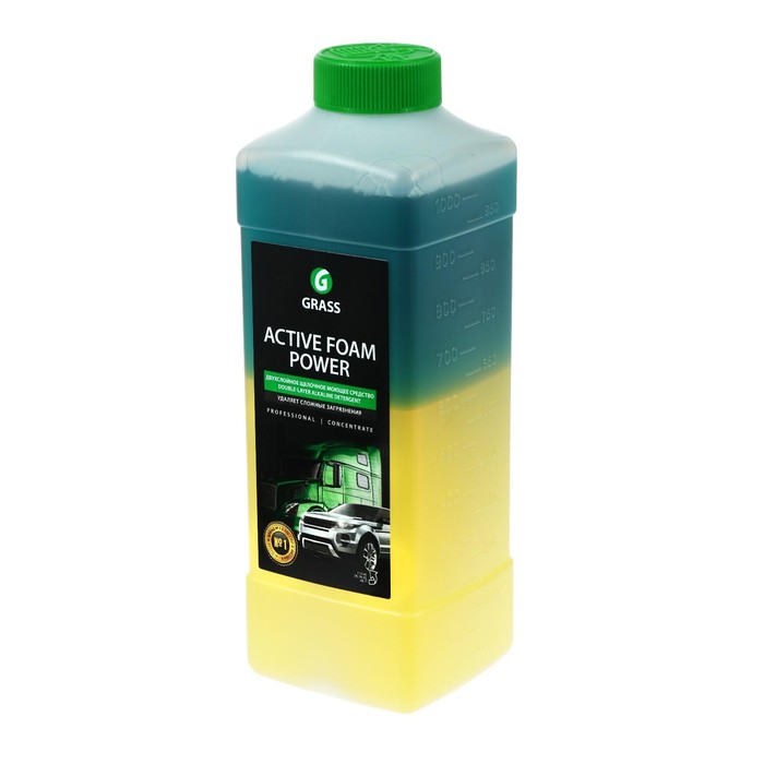 Шампунь для бесконтактной мойки Grass Active Foam Power, 1 л (1:60-1:125) - Фото 1