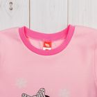 Пижама для девочки, рост 104 см, цвет светло-розовый/розовый CAK 5309 - Фото 3