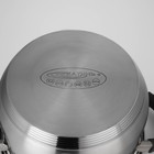 Набор посуды Катунь «Ирида», 3 предмета: кастрюли 2.9 л, 3.9 л, ковш 1.9 л, капсульное дно, индукция, нержавеющая сталь - Фото 9