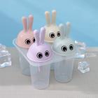 Форма для мороженого «Зайчики», 11×11×13 см, 4 ячейки, цвет МИКС - Фото 2