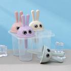 Форма для мороженого «Зайчики», 11×11×13 см, 4 ячейки, цвет МИКС - Фото 4