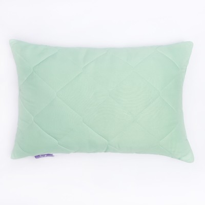 Подушка Бамбук+Латекс высокая 50х68 см зел., бамбуковое волокно/натур.латекс, микрофибра, пэ100% 2