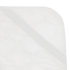 Наматрасник на рез. 90*200см,бел.,силиконизированное волокно,микрофибра/спанбонд,100г/м,пэ - Фото 2