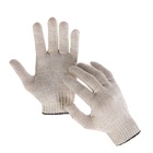 Перчатки садовые, хб, вязка 10 класс, 3 нити, размер 9, без покрытия, белые, Greengo - Фото 7