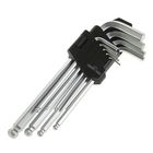 Набор шестигранников «СЕРВИС КЛЮЧ», Proffi, 9 пр., удлиненные - Фото 2