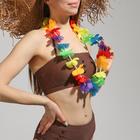 Ожерелье гавайское «Пушистик», многоцветное - Фото 2