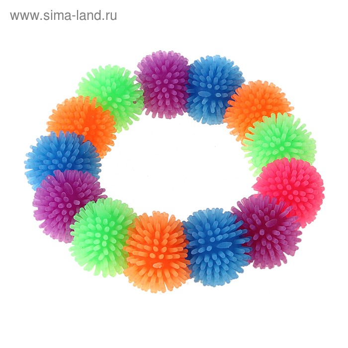 Ежка резиновый "Браслетик" цвета МИКС - Фото 1