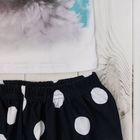 Пижама женская (футболка, брюки) Подружка-2 цвет чернильный, р-р 42 - Фото 6