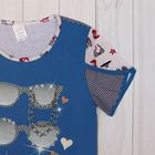 Пижама женская (футболка, бриджи) Бикини-3 цвет бежевый, р-р 42 - Фото 4