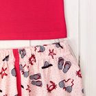 Пижама женская (майка, шорты) Бикини-2 цвет коралл, р-р 42 - Фото 5