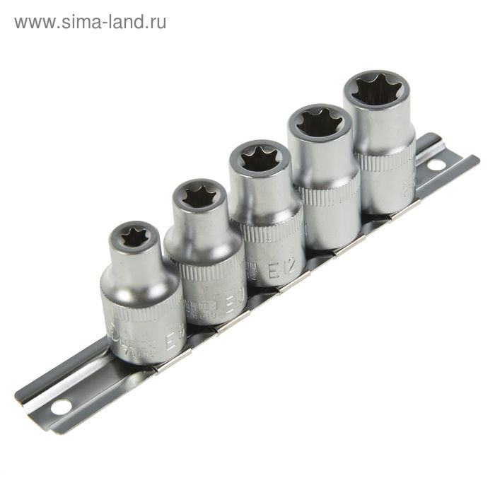 Набор звездочек «СЕРВИС КЛЮЧ», Е8-Е16, 5 пр, 1/2 - Фото 1