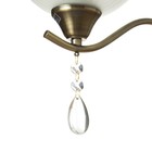 Бра "Лаура" 1 лампа E27 60 Вт античная бронза 28,5х17х21,5 см. - фото 23602411