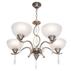 Люстра «Лаура» 5 ламп E27 60 Вт античная бронза 60×60×49-70 см - Фото 2