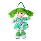 Мягкая игрушка «Кукла», в ситцевом платье, с хвостиками, цвета МИКС - фото 68332325
