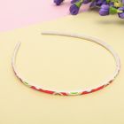 Ободок для волос "Тонкий" 0,4 см круги - Фото 1