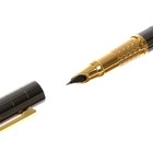 Ручка подарочная, перьевая, в кожзам футляре, бронзовая, «Стиль» - Фото 4