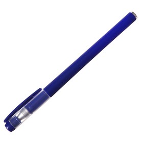Набор 12 шт. Ручка гелевая 0.5 мм, синяя, Calligrata, корпус темно-синий, матовый Soft touch