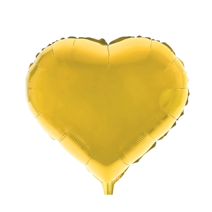 Шар фольгированный 18", сердце, цвета МИКС - Фото 1