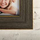 Фоторамка пластик на 4 фото 10х15 см "Серый грифель" 32х31,8 см - фото 803942792