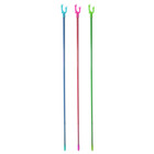 Съемник для одежды, труба в цвет вилки, L=145, вилка 5*5,5, цвет микс - Фото 2
