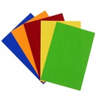 Картон цветной гофрированный А4, 5 листов, 5 цветов "Яркие полосы" - Фото 2