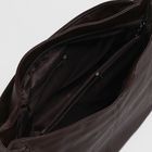 Сумка женская, отдел с перегородкой на молнии, наружный карман, цвет коричневый - Фото 5