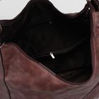 Сумка женская, отдел с перегородкой на молнии, 2 наружных кармана, цвет коричневый - Фото 5