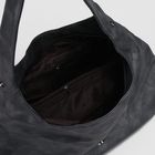 Сумка женская, отдел с перегородкой на молнии, наружный карман, цвет тёмно-серый - Фото 5