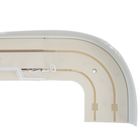 Карниз двухрядный «Ультракомпакт. Моцарт», 400 см, с декоративной планкой 7 см, цвет белый  (артикул 2739049)  большой выбор товаров оптом и в розницу по низким ценам с доставкой