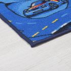 Палас принт «Гонки», размер 100х150 см, цвет синий, войлок - Фото 3