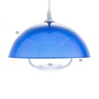Люстра BayerLux Подвес BayerLuxная "Лаура" E27 40Вт синий - фото 22915459