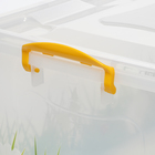 Контейнер для хранения с крышкой «Hide box. Трава», 50 л, 60×38×31 см, на колёсиках, МИКС - Фото 3