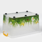 Контейнер для хранения с крышкой «Hide box. Трава», 50 л, 60×38×31 см, на колёсиках, МИКС - Фото 6