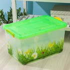 Контейнер для хранения с крышкой «Hide box. Трава», 50 л, 60×38×31 см, на колёсиках, МИКС - Фото 9