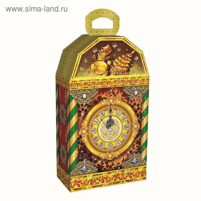 Подарочная коробка "Гранат", часы, сборная, 15 х 7.3 х 27 см - Фото 1