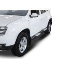 Алюминиевые пороги RIVAL, Renault Duster 2011-2015-н.в., Nissan Terrano 2014-н.в., 2 шт., с крепежом, R.4703.013 2608253 - фото 313174660