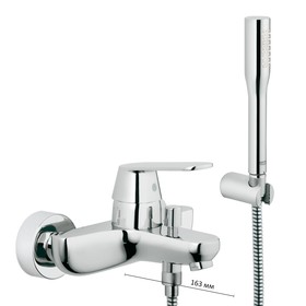 Смеситель для ванны GROHE Eurosmart Cosmopolitan, с душ.гарнитуром EuphoriaCosmopolitan