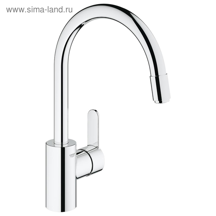 Смеситель для мойки GROHE Eurostyle Cosmopolitan с высоким изливом, c выдвижным аэратором - Фото 1