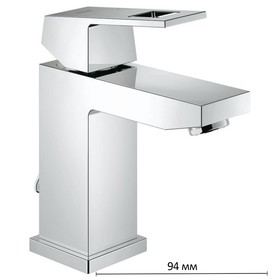 

Смеситель для раковины GROHE Eurocube, гладкий корпус