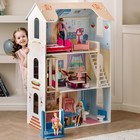 Кукольный домик «Грация» (16 предметов мебели, лестница, лифт, качели) - Фото 2
