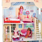Кукольный домик «Грация» (16 предметов мебели, лестница, лифт, качели) - Фото 11
