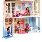 Кукольный домик «Грация» (16 предметов мебели, лестница, лифт, качели) - Фото 10
