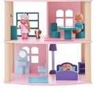 Трёхэтажный домик для куклы «Роза Хутор» с 14 предметами мебели - Фото 9