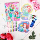 Фрески песком и цветной фольгой "Самой милой" Принцессы: Ариэль + стека, блестки, 2 шт. - Фото 2