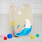 Корзина для игрушек «Белый медведь» - Фото 3