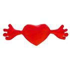 Мягкая игрушка-антистресс Сердце с руками "Я тебя зацелую!" - Фото 2