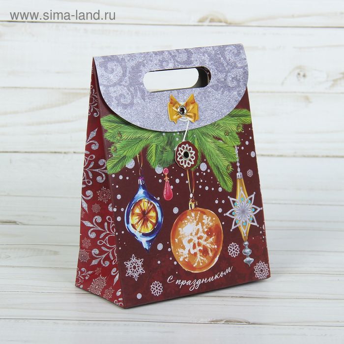 Пакет подарочный «Волшебного праздника», 26 × 32 × 12 см