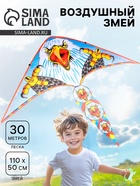 Воздушный змей Funny toys «Орёл», большие лапы, с леской - Фото 1